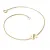 Náramek ze žlutého zlata 585/1000 přírodní diamanty 0.018 ct G/SI 10982-NR01-S-ZL-DIA