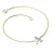 Náramek ze žlutého a bílého zlata 585/1000 přírodní diamanty 0.018 ct G/SI 10982-NR05-A-ZLB-DIA