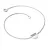 Náramek z bílého zlata 585/1000 přírodní diamanty 0.018 ct G/SI 10982-NR01-D-B-DIA
