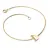 Náramek ze žlutého zlata 585/1000 přírodní diamanty 0.018 ct G/SI 10982-NR05-D-ZL-DIA
