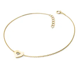Náramek ze žlutého zlata 585/1000 s přírodním diamantem 0,045ct, 10874-NR01-ZL-DIA