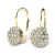 Náušnice žluté zlato 585/1000 přírodní diamanty G/SI 10955-ZL-DIA