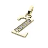 Přívěsek písmeno Z žluté zlato 585/1000 přírodní diamanty 0.018 ct G/SI 10982-00-ZL-DIA-Z