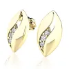 Dámské náušnice žluté zlato 585/1000 přírodní diamant 0.044 ct G/SI 10973-ZL-DIA