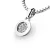 Dámský přívěsek bílé zlato 585/1000 přírodní diamant 0.140 ct G/SI 10904-B-DIA