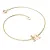Náramek ze žlutého zlata 585/1000 přírodní diamanty 0.018 ct G/SI 10982-NR05-M-ZL-DIA