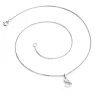 Přívěsek písmeno S bílé zlato 585/1000 přírodní diamanty 0.018 ct G/SI 10982-00-B-DIA-S