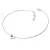 Náramek z bílého zlata 585/1000 s přírodním černým diamantem 0,045ct, 10874-NR01-B-Black