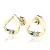 Náušnice ze zlata 585/1000 s přírodními diamanty 0,024ct, G/SI 10983-ZL-DIA