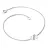 Náramek z bílého zlata 585/1000 přírodní diamanty 0.018 ct G/SI 10982-NR01-S-B-DIA