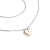 Dámský náhrdelník bílé zlato 585/1000 přírodní diamant 0.012 ct G/SI srdce 140019-NH02-BCV-DIA