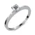 Dámský prsten zlato 585/1000 přírodní diamant 0.25 ct G, SI, DF-1232-B-DIA
