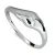 Dámský prsten bílé zlato 585/1000 přírodní diamant 0.070 ct G/SI DF1838