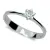 Dámský prsten zlato 585/1000 s přírodním diamantem 0.200 ct G, Si, DF-1953-B-DIA