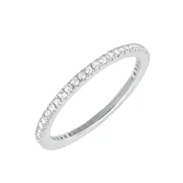 Dámský prsten bílé zlato 585/1000 přírodní diamant 0.467 ct GKW43329