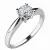 Dámský prsten bílé zlato 585/1000 přírodní diamant 0.33 ct G/SI 10702-B-DIA