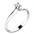 Dámský prsten bílé zlato 585/1000 přírodní diamant 0.055 ct G/SI 10782D