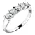 Dámský prsten bílé zlato 585/1000 přírodní diamant 0.50 ct G/SI 10774D