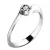 Dámský prsten bílé zlato 585/1000 přírodní diamant 0.045 ct G/SI 10783D