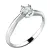 Dámský prsten bílé zlato 585/1000 přírodní diamant 0.25 ct G/SI 10785D