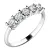 Dámský prsten bílé zlato 585/1000 přírodní diamant 0.50 ct G/SI 10773D