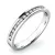 Dámský prsten bílé zlato 585/1000 přírodní diamant 0.168 ct G/SI 10812D