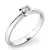 Dámský prsten bílé zlato 585/1000 přírodní diamant 0.060 ct G/SI 10840D