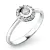 Dámský prsten bílé zlato 585/1000 přírodní diamant 0.159 ct G/SI 10799D