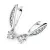 Dámské náušnice bílé zlato 585/1000 přírodní diamant 0.628 ct G/SI visací 10871-B-DIA
