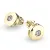 Dámské náušnice žluté zlato 585/1000 přírodní diamant 0.110 ct G/SI 10911-NS-ZL-DIA