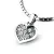 Dámský přívěsek žluté zlato 585/1000 přírodní diamant 0.176 ct G/SI srdce s brilianty 10877-B-DIA