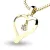 Dámský přívěsek přírodní diamant 0.031 ct G/SI srdce 10918-ZL-DIA