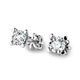 Dámské náušnice bílé zlato 585/1000 přírodní diamant 0.150 ct G/SI 10832-B-DIA