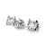 Dámské náušnice bílé zlato 585/1000 přírodní diamant 0.150 ct G/SI 10832-B-DIA