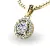 Dámský přívěsek přírodní diamant 0.580 ct G/SI 10927-ZL-DIA