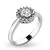 Dámský prsten bílé zlato 585/1000 přírodní diamant 0.560 ct G/SI brilianty 10924-B-DIA