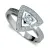 Dámský prsten bílé zlato 585/1000 přírodní diamant 0.488 ct G/SI DF1970