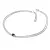 Dámský náramek žluté zlato 585/1000 přírodní diamant 0.130 ct s černý 10828-NR02-B-Black