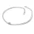 Dámský náramek bílé zlato 585/1000 přírodní diamant 0.130 ct G/SI 10828-NR02-B