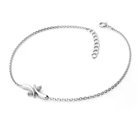 Dámský náramek bílé zlato 585/1000 přírodní diamant 0.030 ct G/SI brilianty 10851-NR01-B