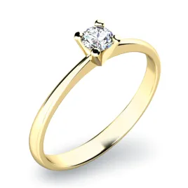Dámský prsten přírodní diamant 0.075 ct G/SI 10820D-ZL