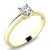 Dámský prsten žluté zlato 585/1000 přírodní diamant 0.25 ct G/SI 10940D-ZL