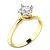 Dámský prsten zlato mix 585/1000 přírodní diamant 0.60 ct G/SI 10779D-ZL