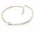 Dámský náramek přírodní diamant 0.055 ct champagne žluté zlato 10911-NR02-ZLB-Champ