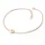 Dámský náramek žluté zlato 585/1000 přírodní diamant 0.055 ct s Champagne 10911-NR01-CV-Champ