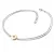 Dámský náramek zlato mix 585/1000 přírodní diamant 0.055 ct champagne 10911-NR02-BCV-Champ