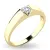 Dámský prsten žluté zlato 585/1000 přírodní diamant 0.150 ct G/SI 10933D-ZL