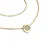 Dámský náhrdelník žluté zlato 585/1000 přírodní diamant 0.084 ct G/SI brilianty 10902-NH01-ZL
