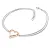 Dámský náramek zlato mix 585/1000 přírodní diamant 0.012 ct G/SI srdce a briliantem 10917-NR02-BCV