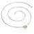 Dámský náhrdelník zlato mix 585/1000 přírodní diamant 0.084 ct G/SI brilianty 10902-NH01-BCV